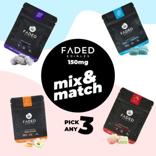 faded mix and match 150mg